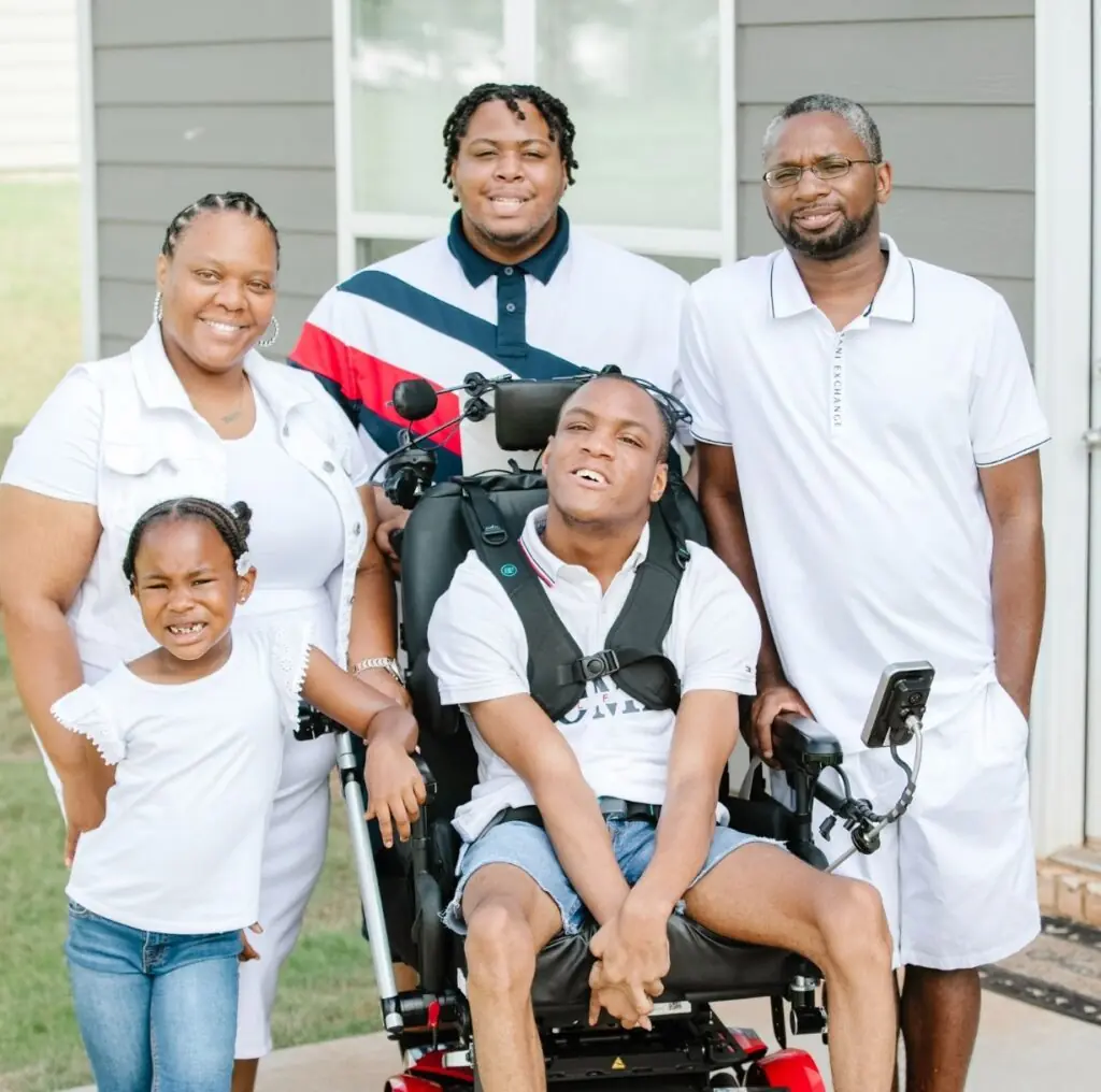 Family Photo With Special Needs Kids