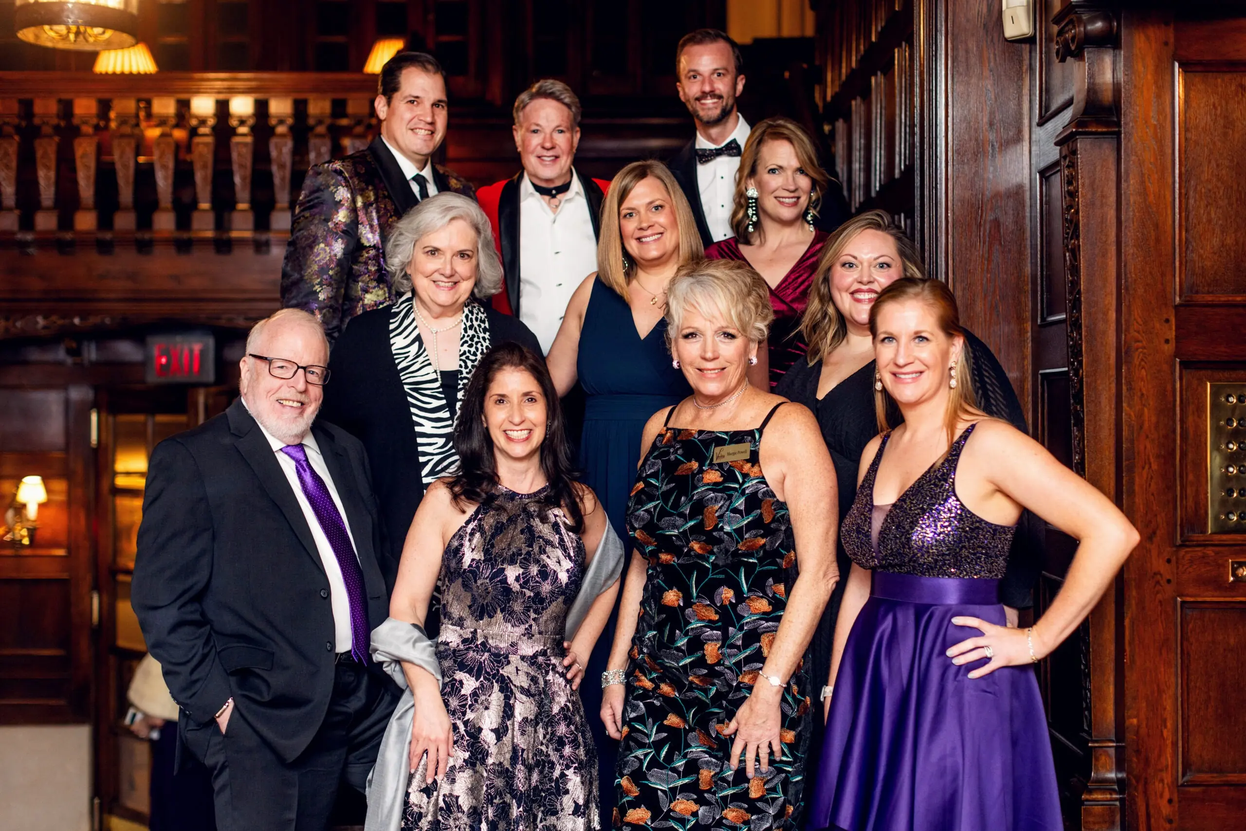 The Voila Foundation Board of Directors Group Photo At Event